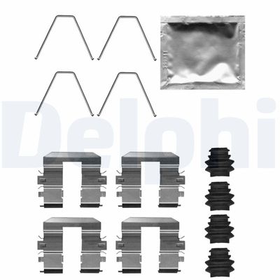 Accessory Kit, disc brake pad DELPHI LX0708