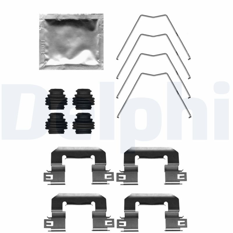 DELPHI LX0712 Accessory Kit, disc brake pad