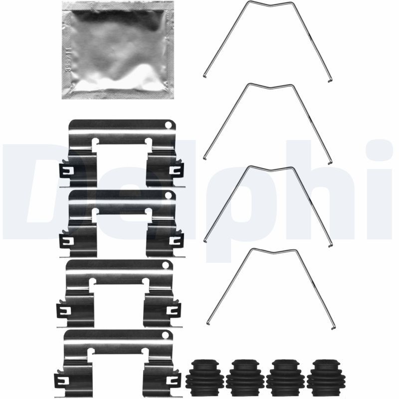 DELPHI LX0713 Accessory Kit, disc brake pad