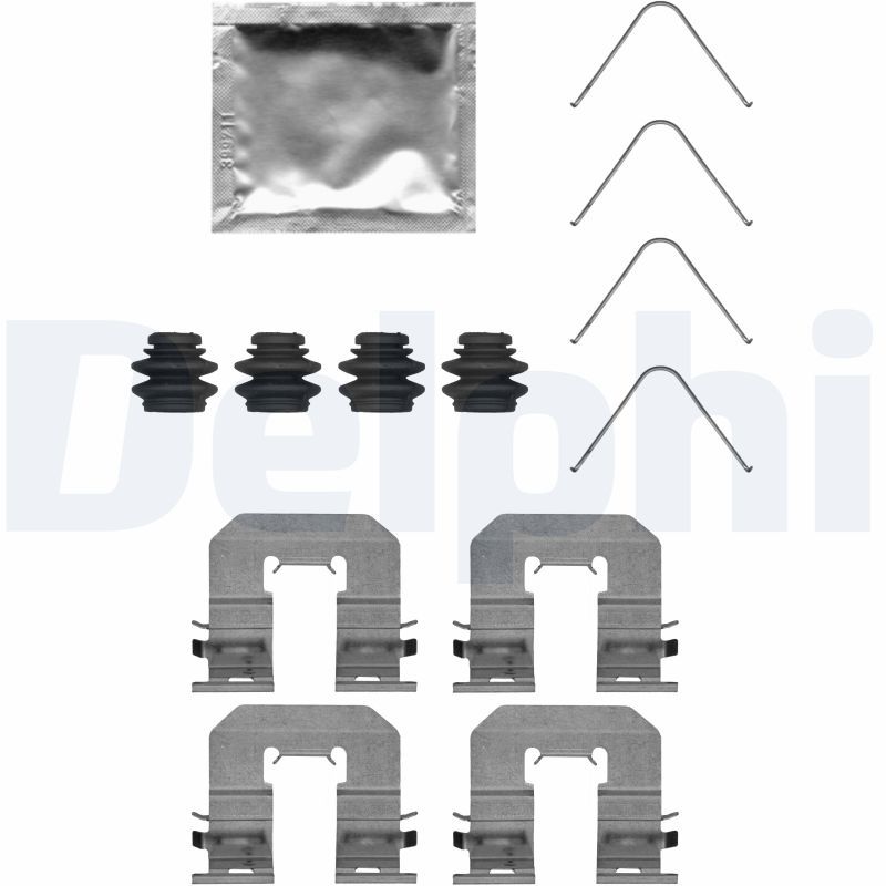 DELPHI LX0716 Accessory Kit, disc brake pad