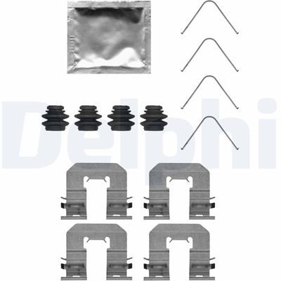 Accessory Kit, disc brake pad DELPHI LX0716