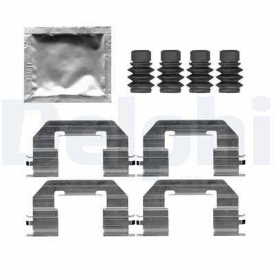 Accessory Kit, disc brake pad DELPHI LX0721