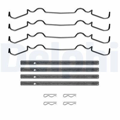 Accessory Kit, disc brake pad DELPHI LX0722