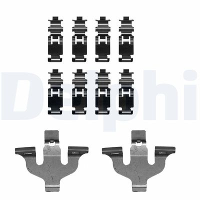 Accessory Kit, disc brake pad DELPHI LX0724