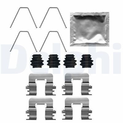 Accessory Kit, disc brake pad DELPHI LX0726