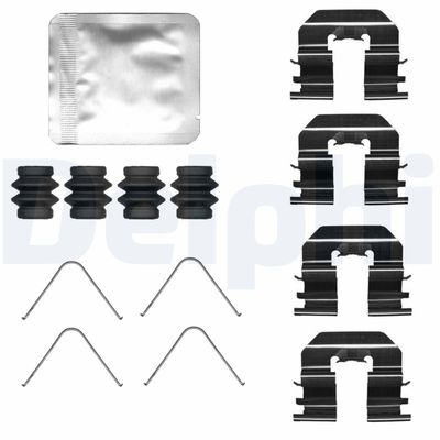 Accessory Kit, disc brake pad DELPHI LX0727