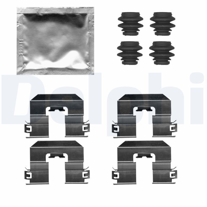 DELPHI LX0729 Accessory Kit, disc brake pad