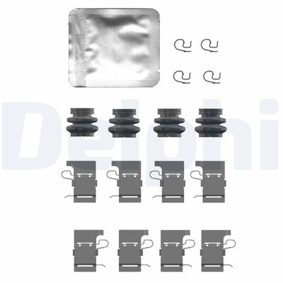 Accessory Kit, disc brake pad DELPHI LX0732