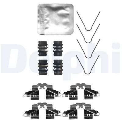 Accessory Kit, disc brake pad DELPHI LX0734