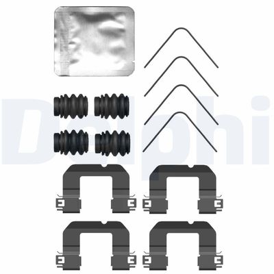 Accessory Kit, disc brake pad DELPHI LX0735