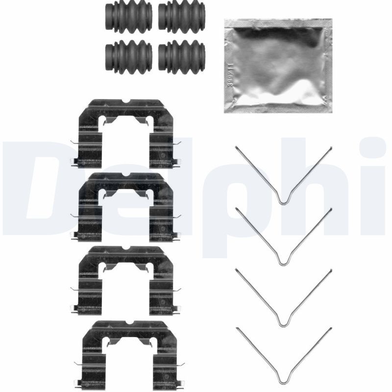 DELPHI LX0738 Accessory Kit, disc brake pad