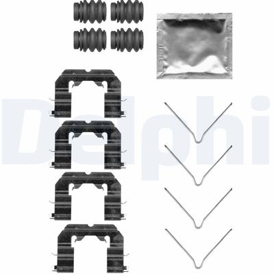 Accessory Kit, disc brake pad DELPHI LX0738
