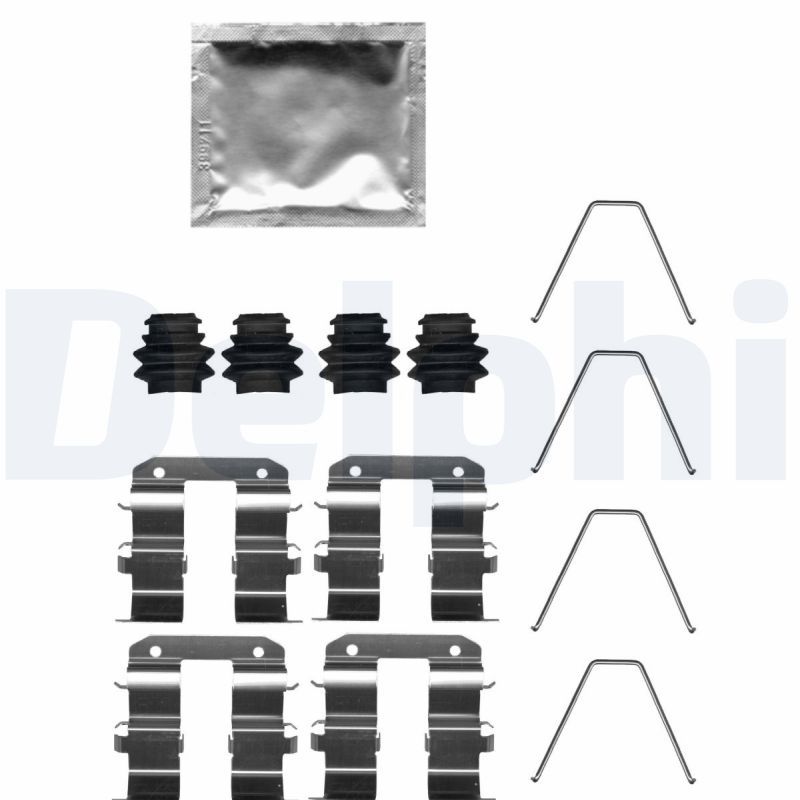 DELPHI LX0739 Accessory Kit, disc brake pad