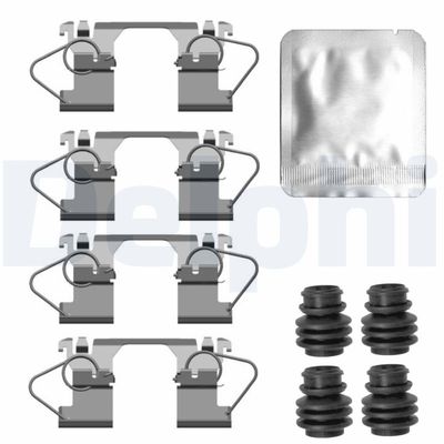 Accessory Kit, disc brake pad DELPHI LX0744