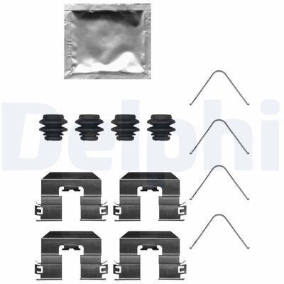 Accessory Kit, disc brake pad DELPHI LX0746