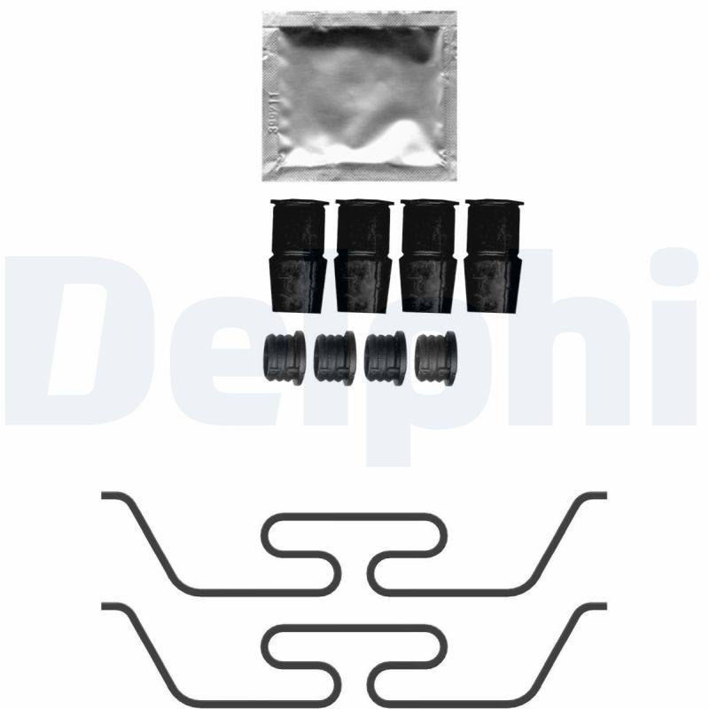 DELPHI LX0750 Accessory Kit, disc brake pad