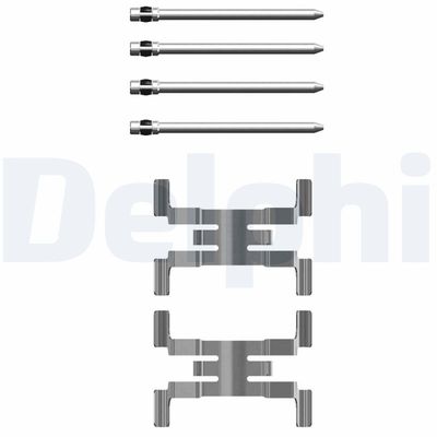 Accessory Kit, disc brake pad DELPHI LX0751