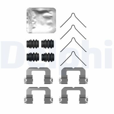 Accessory Kit, disc brake pad DELPHI LX0757