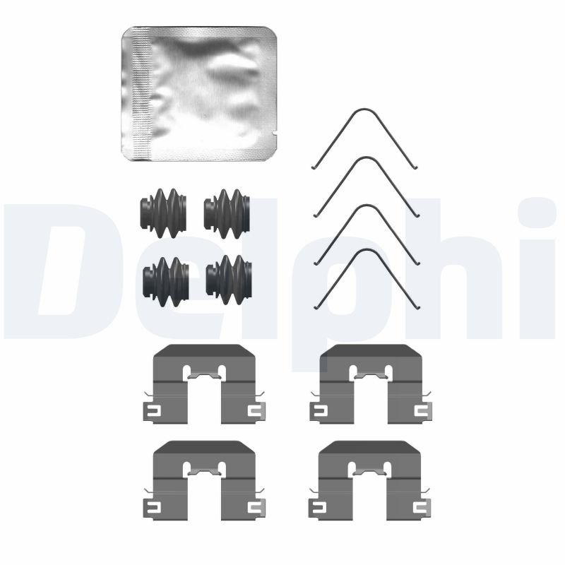 DELPHI LX0760 Accessory Kit, disc brake pad