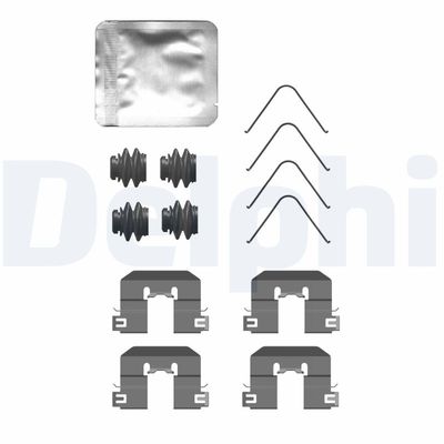 Accessory Kit, disc brake pad DELPHI LX0760