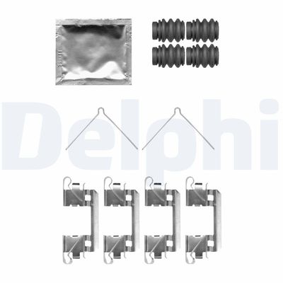 Accessory Kit, disc brake pad DELPHI LX0762