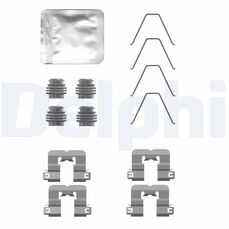 DELPHI LX0763 Accessory Kit, disc brake pad