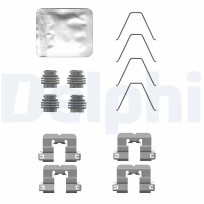 Accessory Kit, disc brake pad DELPHI LX0763
