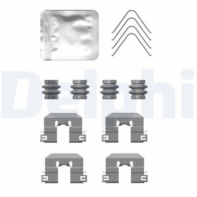 Accessory Kit, disc brake pad DELPHI LX0764
