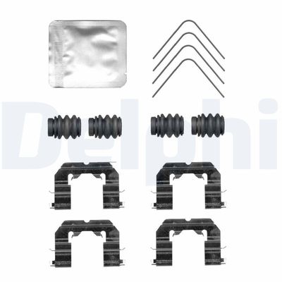 Accessory Kit, disc brake pad DELPHI LX0765