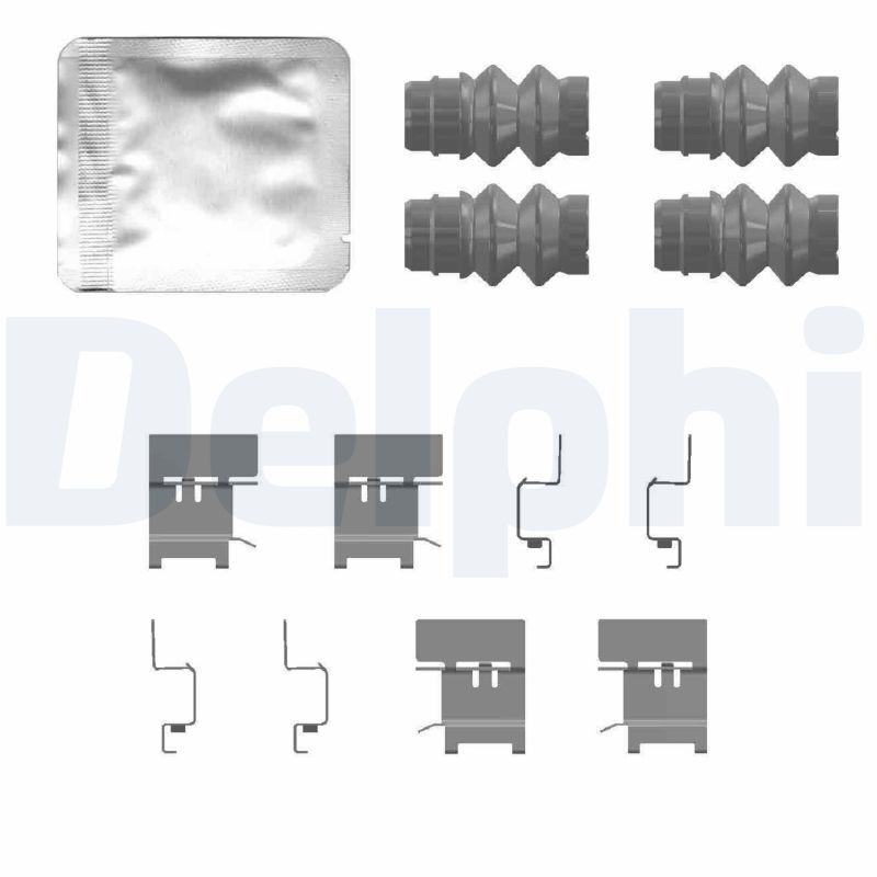 DELPHI LX0768 Accessory Kit, disc brake pad