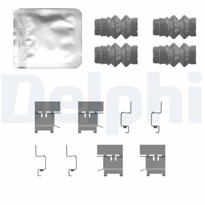 Accessory Kit, disc brake pad DELPHI LX0768