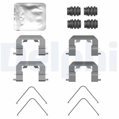 Accessory Kit, disc brake pad DELPHI LX0771