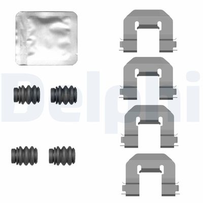 Accessory Kit, disc brake pad DELPHI LX0774