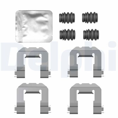 Accessory Kit, disc brake pad DELPHI LX0775
