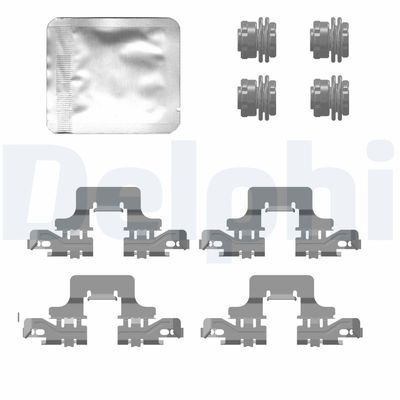 Accessory Kit, disc brake pad DELPHI LX0776