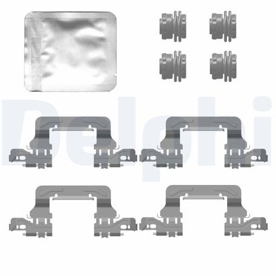 Accessory Kit, disc brake pad DELPHI LX0778