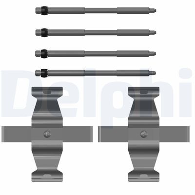 Accessory Kit, disc brake pad DELPHI LX0782