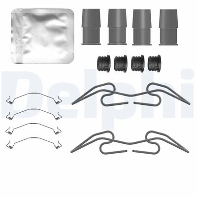 Accessory Kit, disc brake pad DELPHI LX0784