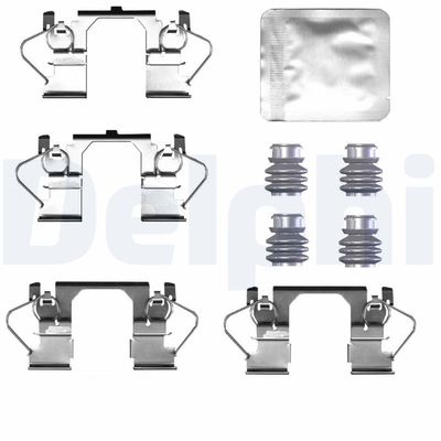Accessory Kit, disc brake pad DELPHI LX0786