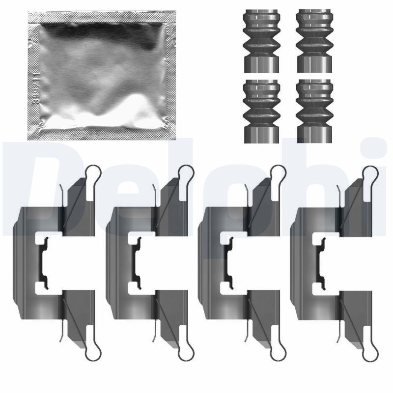 DELPHI LX0791 Accessory Kit, disc brake pad