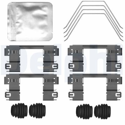 Accessory Kit, disc brake pad DELPHI LX0797