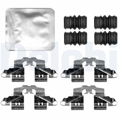 Accessory Kit, disc brake pad DELPHI LX0814
