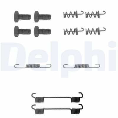 Accessory Kit, parking brake shoes DELPHI LY1104