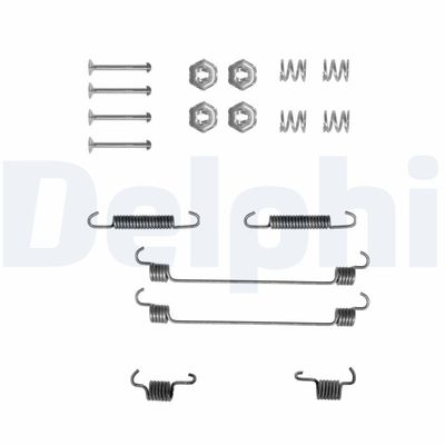 Accessory Kit, brake shoes DELPHI LY1112