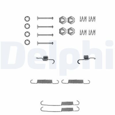 Accessory Kit, brake shoes DELPHI LY1116