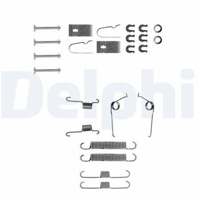 Accessory Kit, brake shoes DELPHI LY1126