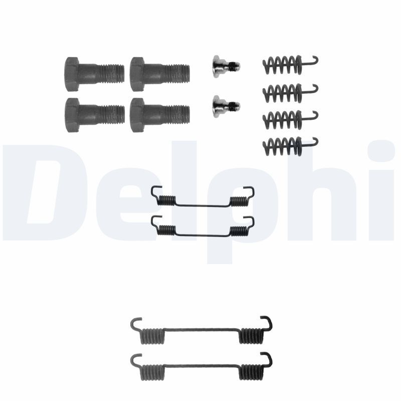 DELPHI LY1198 Accessory Kit, parking brake shoes