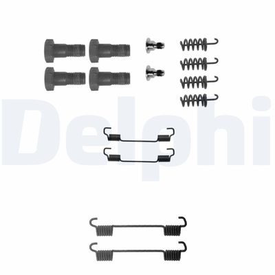 Accessory Kit, parking brake shoes DELPHI LY1198