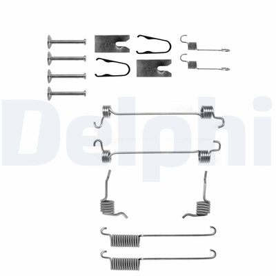 Accessory Kit, brake shoes DELPHI LY1300