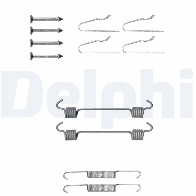 DELPHI LY1306 Accessory Kit, parking brake shoes